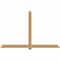 Ekena Millwork Eugene Smooth Timber Gable Bracket, Western Red Cedar, 108"W x 68"H x 5 1/2"D x 5 1/2"F, 15/12 Pitch GBW108X68X0606EUG00SWR - alternate 1